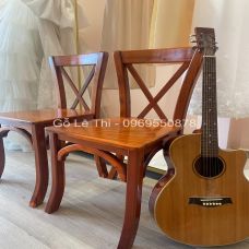 Ghế gỗ tự nhiên phong cách cổ điển BISTRO